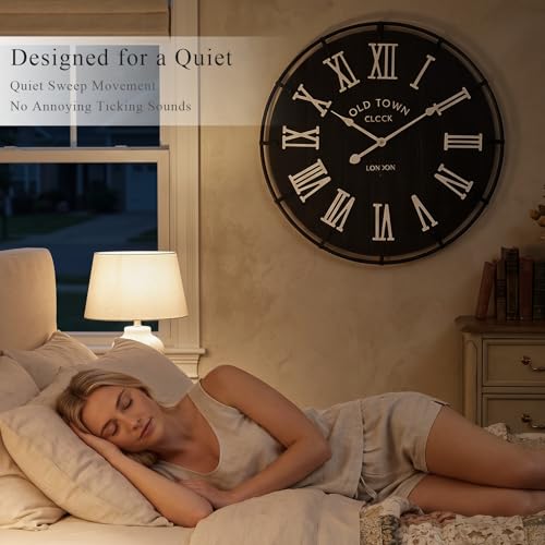 24 Inch Vintage London Style Wall Clock
