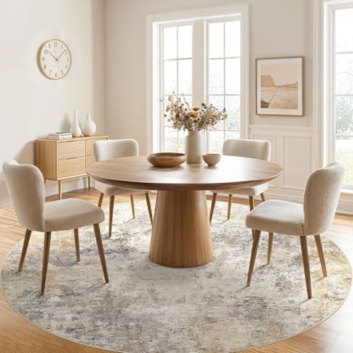 8ft Round Area Rug Living Room Rugs (24 Count)