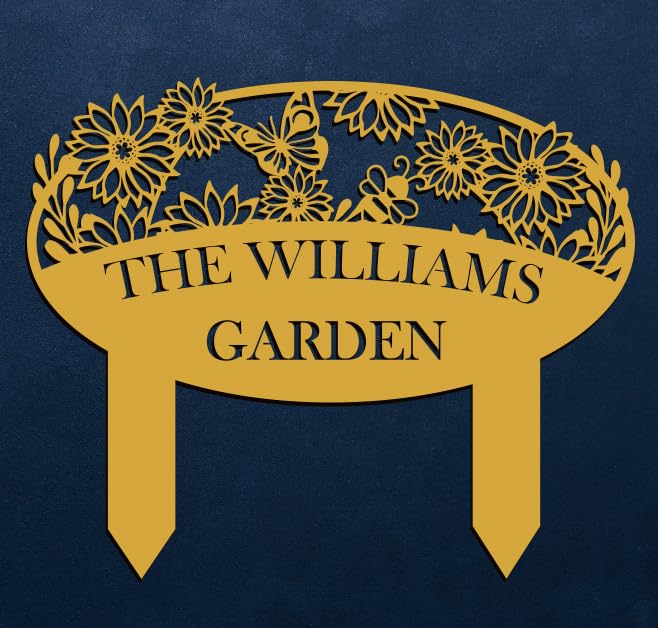 Custom Metal Garden Sign
