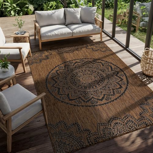 Outdoor Rug 5x7 Modern Area Rugs for Indoor and Outdoor Patios and Porches