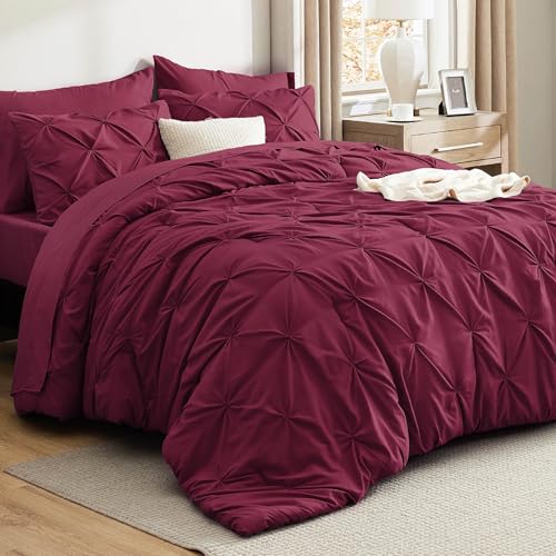 7 Piece Queen Comforter Set & Sheet Set