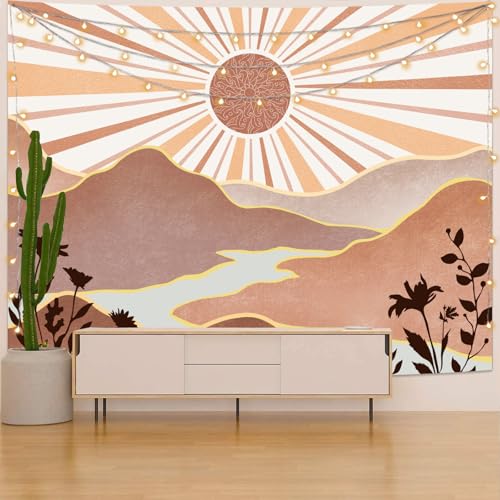 Boho Sun Tapestry Sunset Wall Tapestry