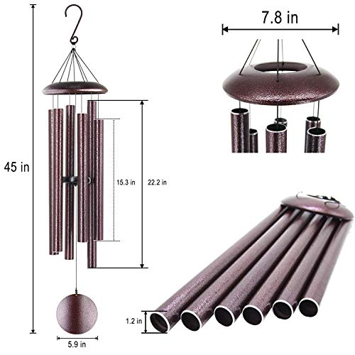 Wind Chimes Outdoor Deep Tone