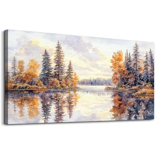 Large Natural Landscape Wall Art For Dining Room Apartment Abstract Ink Landscape Painting Wall Decoration Living Room Bedroom Office Artwork Pictures Home Decoration Aesthetics 30x60 In