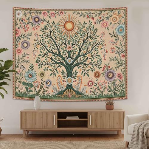 Chakra Tree Wall Tapestry