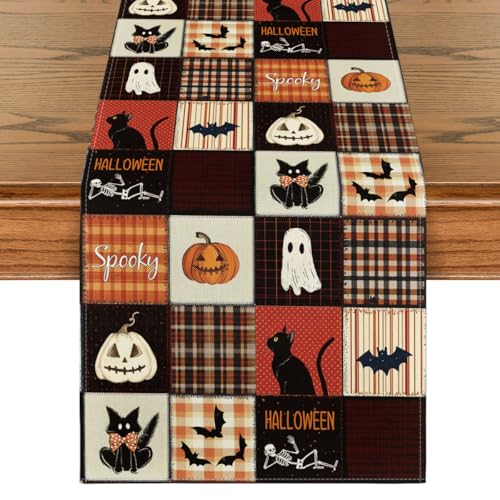 210 GSM Halloween Table Runner Home Party Decor 13x72 Inch