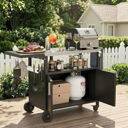Outdoor Grill Cart