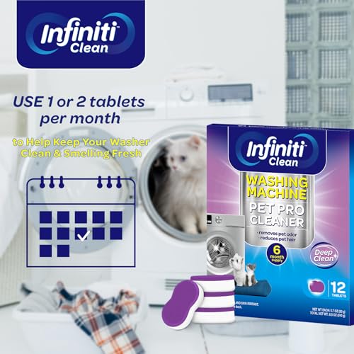 Washing Machine Cleaner Tablets 12 Pack (8.5 Count)
