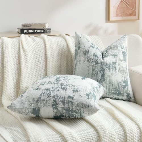 Pack of 2 Faux Cashmere Throw Pillow Covers 20x20 Inch (2 Count)