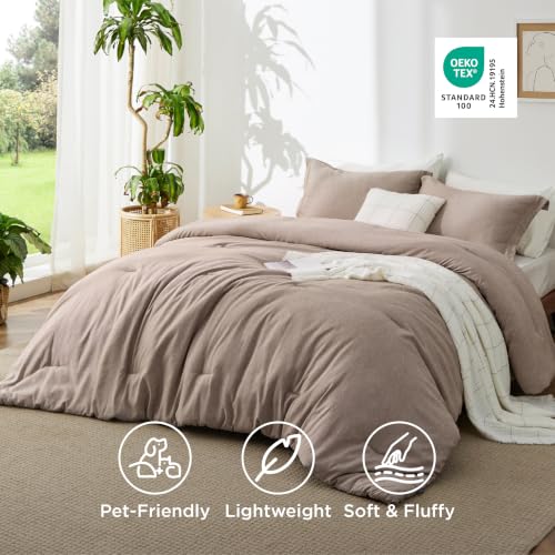 Khaki Oversized Queen Comforter Set