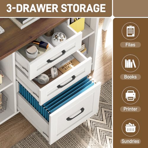File Cabinet with 3 Drawers
