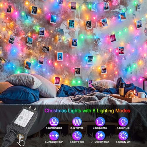 100FT 300LED Christmas Lights Plug in (100 Foot)
