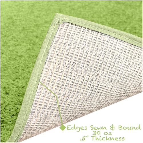 Soft & Colorful 4' Round Kids Classroom Area Rug