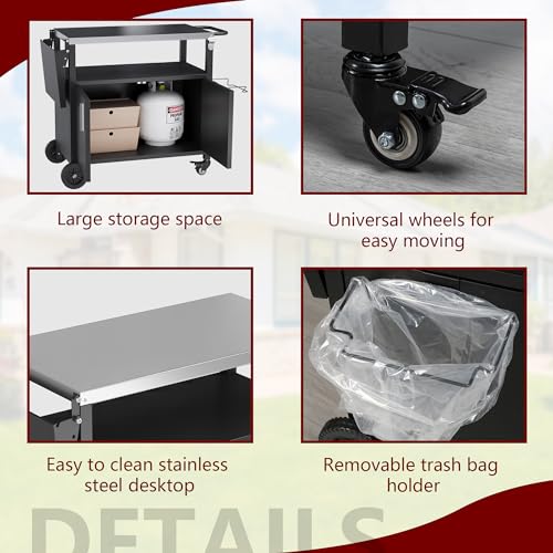 Outdoor Grill Cart