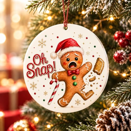 Funny Gingerbread Man Ornament