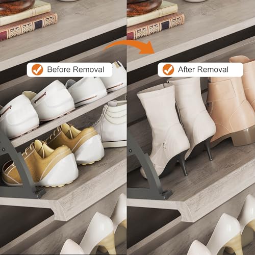 Shoe Cabinet with 2 Flip Drawers