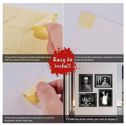 15 Halloween Gothic Creepy Skull Photos Haunted Horror Picture Frame