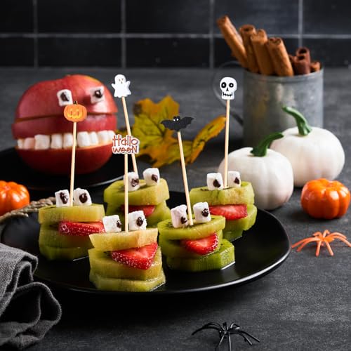 100Pcs Halloween Cocktail Picks for Halloween Decor Themed Party Supplies