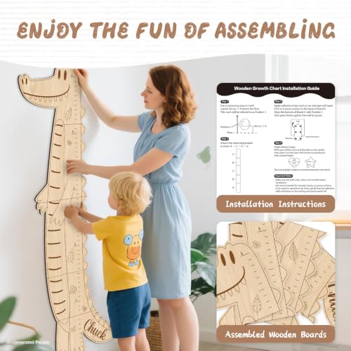 Personalized Name Kids Height Wall Chart