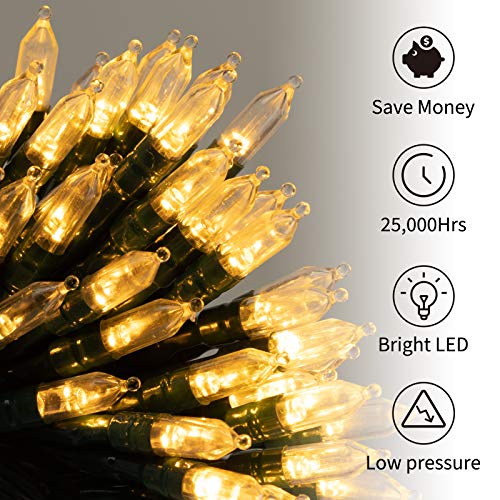75 Feet 200 LED Christmas Lights
