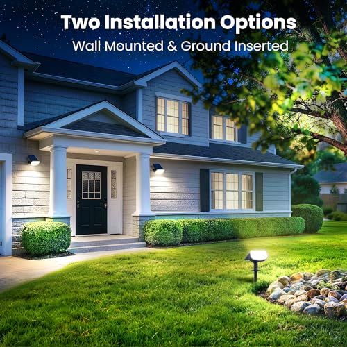Solar Spot Lights Outdoor Waterproof (4 Count)