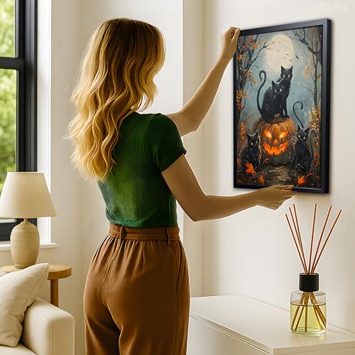 Halloween Black Cat Wall Art