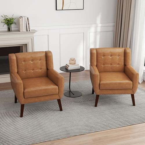 PU Leather Accent Chair