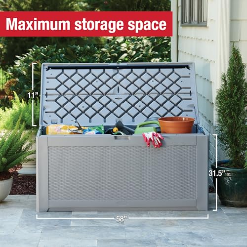 Extra Large Resin Outdoor Storage Deck Box