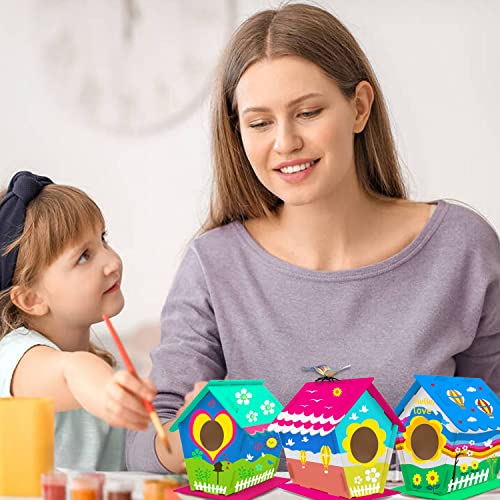 12 Pack Bird House Kit for Kids (12 Count)