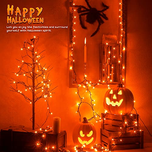 Orange Halloween Mini String Lights (13 Foot)