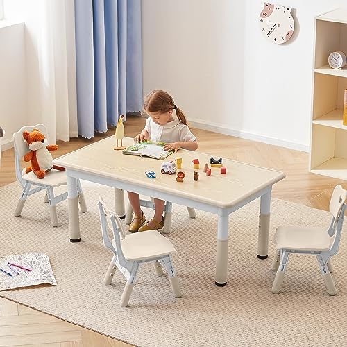 Kids Study Table and Chairs Set