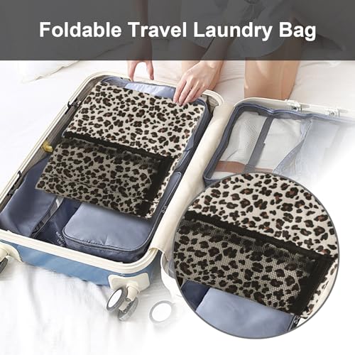 Laundry Bag Backpack Durable Laundry Bag with Shoulder Straps and Mesh Pockets Portable Laundry Hamper Dirty Clothes Bag for College