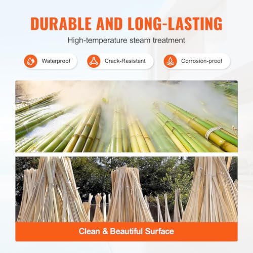 Natural Bamboo Fence Privacy Screen (78 Sq Ft)