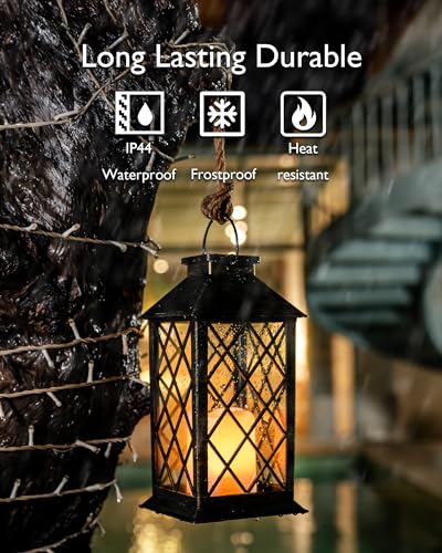 2 Pack 13'' Copper Solar Lanterns (2 Count)