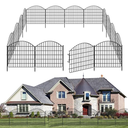 10 Panels Garden Fencing Animal Barrier with Lock