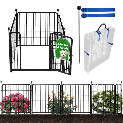 24in Garden Fence with Gate
