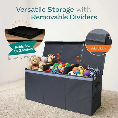 Extra Large Toy Storage Organizer with Lid