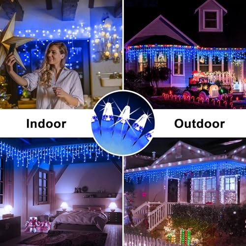 66FT 670 LED Christmas Lights 148 Ice Drops
