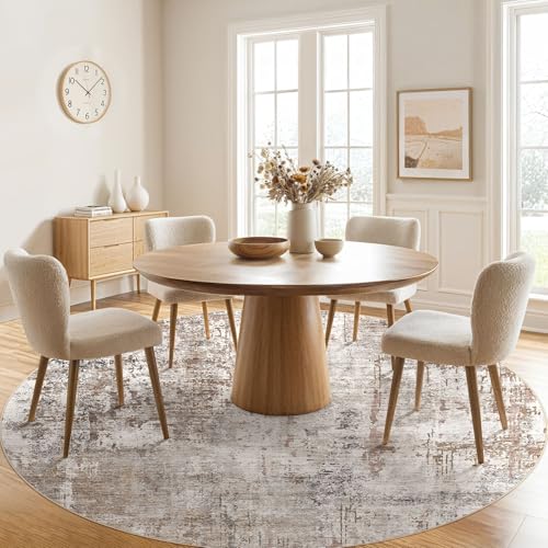 8ft Round Area Rug Living Room Rugs (24 Count)