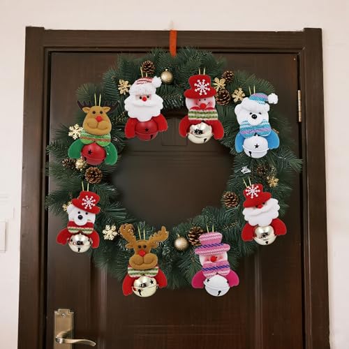 Christmas Tree Plush Ornaments (8 Count)