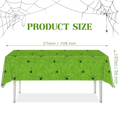3 Pack Halloween Tablecloth Rectangular Table Halloween Party Decorations (3 Count)
