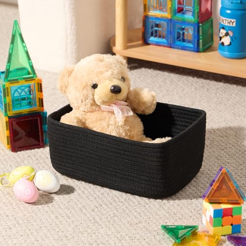 Small Storage Baskets for Organizing (3 Count)