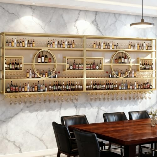 110in Large Wall Mounted Wine Rack