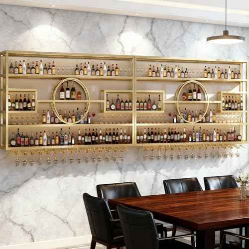 126in Large Wall Mounted Wine Rack