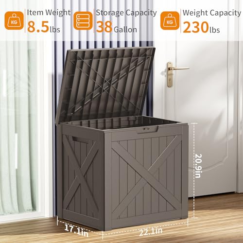 38 Gallon Outdoor Deck Box
