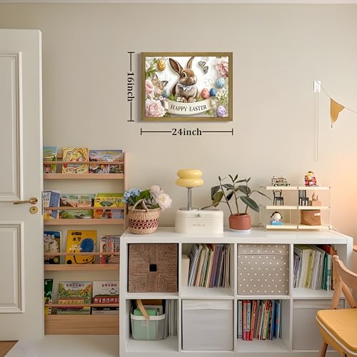 Framed Easter Bunny Wall Art