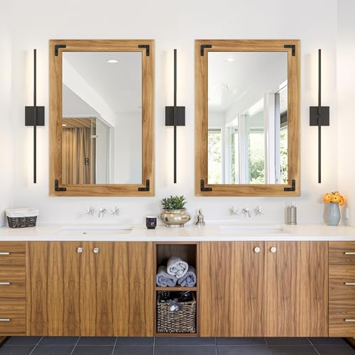 Wood Framed Bathroom Vanity Mirror for Wall