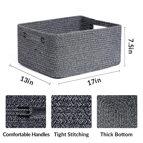 Large Storage Baskets for Organizing (4 Count)