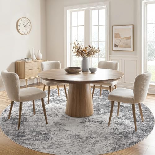 8ft Round Area Rug Living Room Rugs (24 Count)