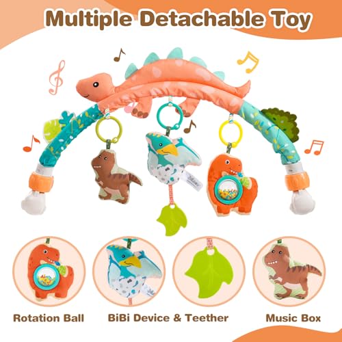 Bassinet Stroller Crib Mobile Toy for Baby 0